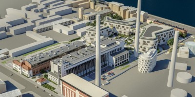 Новгородская улица, 11, проект реконструкции электростанции ТЭЦ, вид сверху