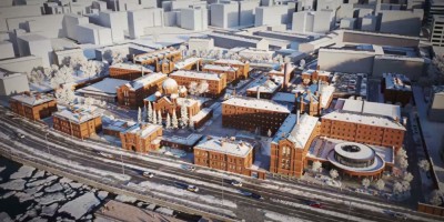 Арсенальная набережная, 7, Кресты, проект, вид сверху