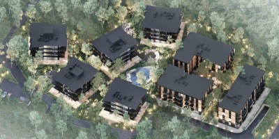 Комарово, Лесной проспект, проект санатория, вид сверху Комарово, Лесной проспект, проект санатория, вид сверху