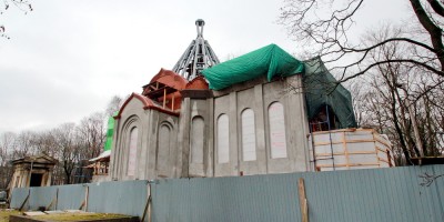 Новодевичье кладбище, воссоздание Скорбященской церкви Новодевичье кладбище, воссоздание Скорбященской церкви