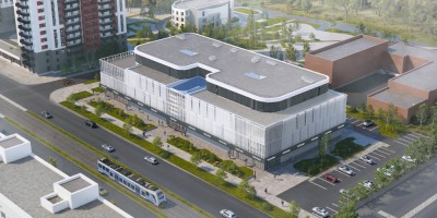 Ириновский проспект, проект торгового комплекса, вид сверху