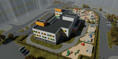 Богатырский проспект, дом 26, корпус 1, проект детского сада, вид сверху