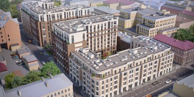 Рижский проспект, 26, проект жилого дома, вид сверху Рижский проспект, 26, проект жилого дома, вид сверху