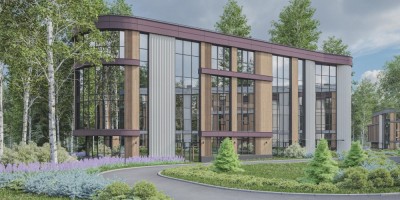 Репино, Приморское шоссе, 423, пансионат Заря, проект новых корпусов, фасад