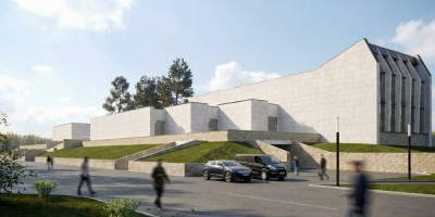 Шафировский проспект, 12, проект реконструкции крематория, вид сбоку