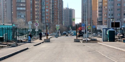 Улица Лидии Зверевой, вид к Парашютной улице Улица Лидии Зверевой, вид к Парашютной улице