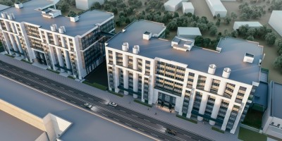 Литовская улица, 17а, проект бизнес-центра, вид сверху Литовская улица, 17а, проект бизнес-центра, вид сверху