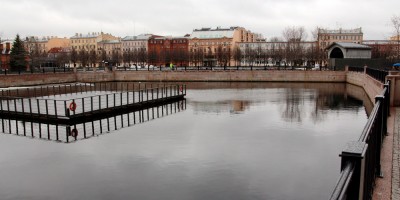 Новая Голландия, ковш и понтон