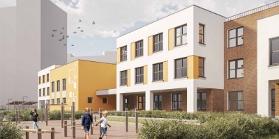 Улица Георгия Чернышева, проект детского сада, вид сверху