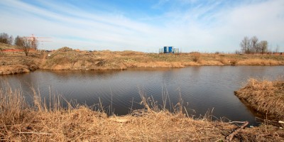 Река Пулковка, место моста