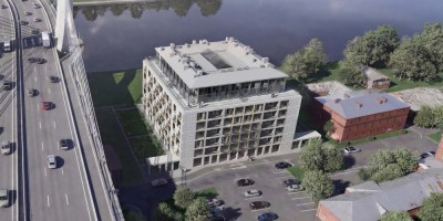 Петровский проспект, дом 20, корпус 4, проект жилого дома, вид сверху Петровский проспект, дом 20, корпус 4, проект жилого дома, вид сверху