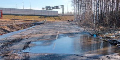 Поперечная улица, старая трасса