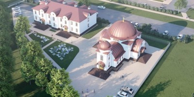 Кронштадт, улица Гидростроителей, проект церкви Иоанна Кронштадтского и духовного центра Кронштадт, улица Гидростроителей, проект церкви Иоанна Кронштадтского и духовного центра