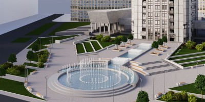 Площадь Академика Климова, проект фонтана Площадь Академика Климова, проект фонтана