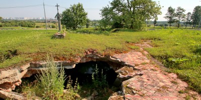 Пулковское, руины Смоленской церкви, пол