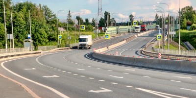 Новгородская область, Успенское, изгиб автодороги Петербург - Москва Новгородская область, Успенское, изгиб автодороги Петербург - Москва