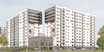 Шушары, проект жилого дома на углу Вишерской и Валдайской улиц