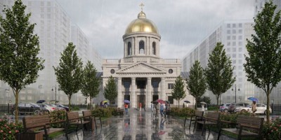 Бульвар Александра Грина, проект Андреевской церкви Бульвар Александра Грина, проект Андреевской церкви